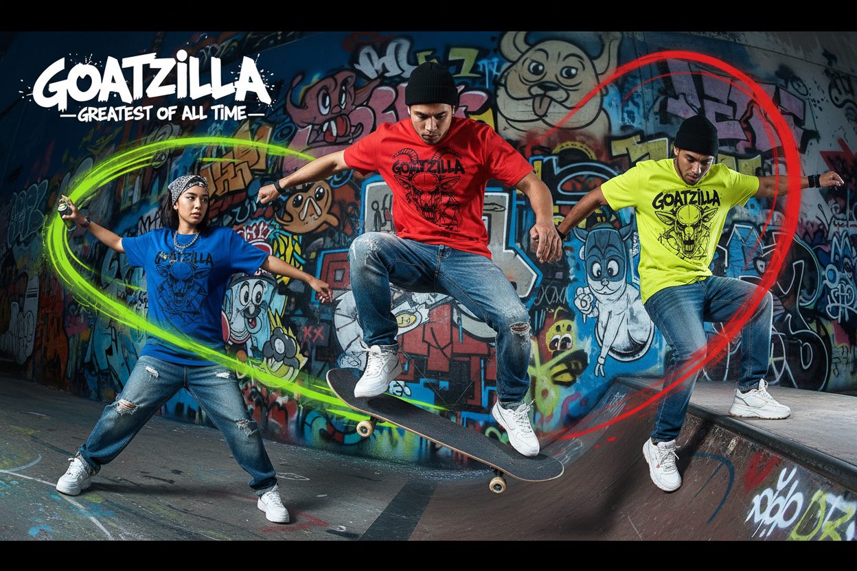 Goatzilla Sharp Attitude Banner